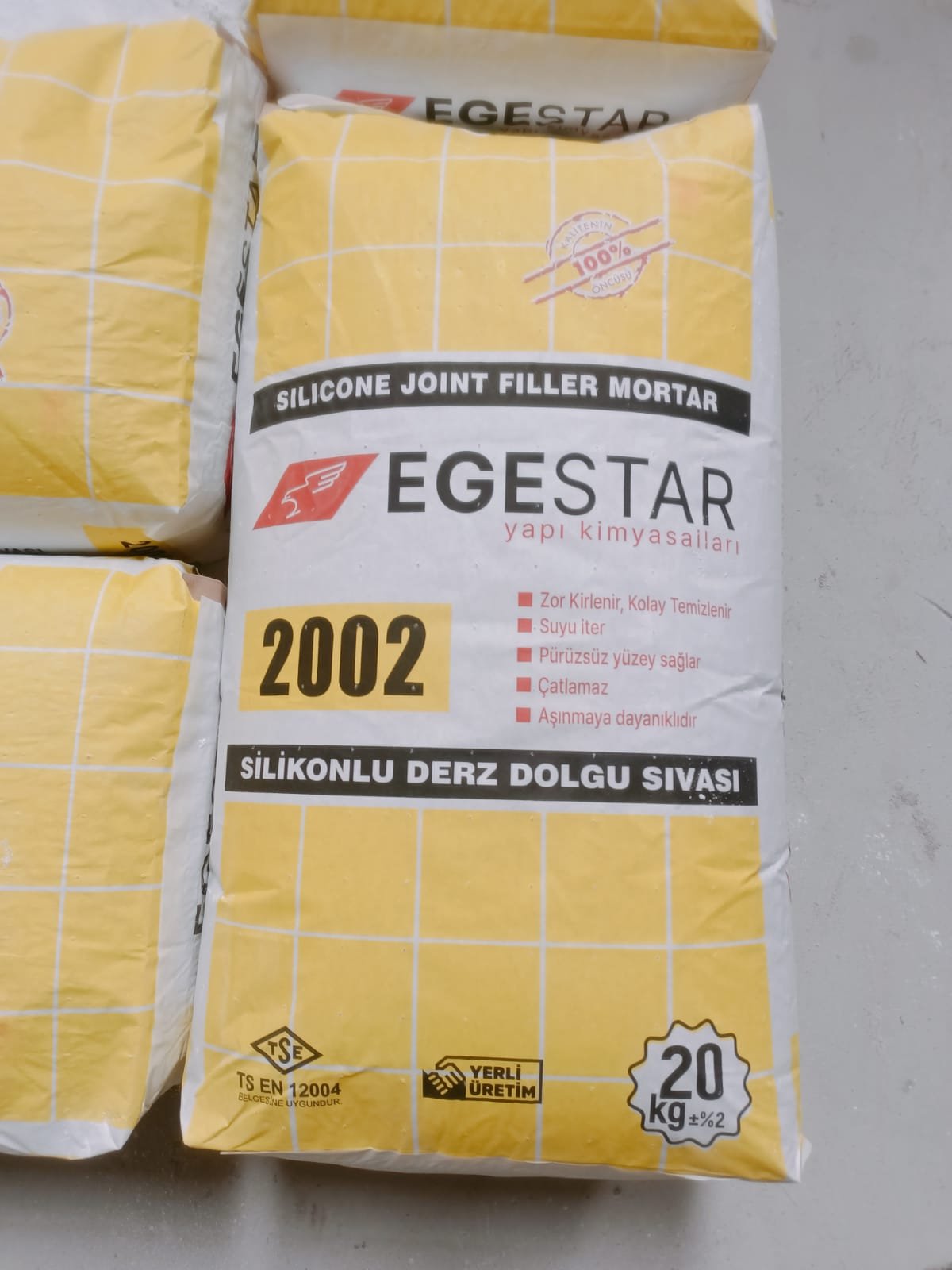 Egestar Slikonlu Derz Dolgu Sıvası